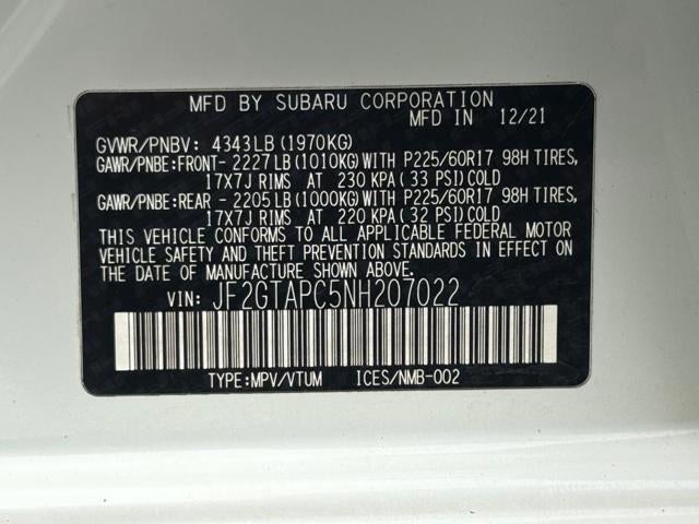 2022 Subaru Crosstrek Premium