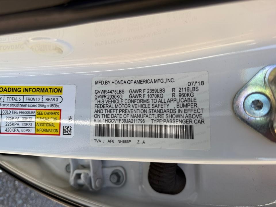 2018 Honda Accord Sport 1.5T