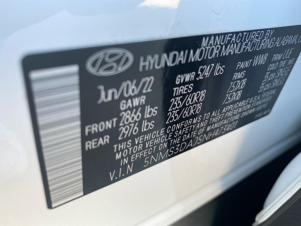 2022 Hyundai SANTA FE SEL