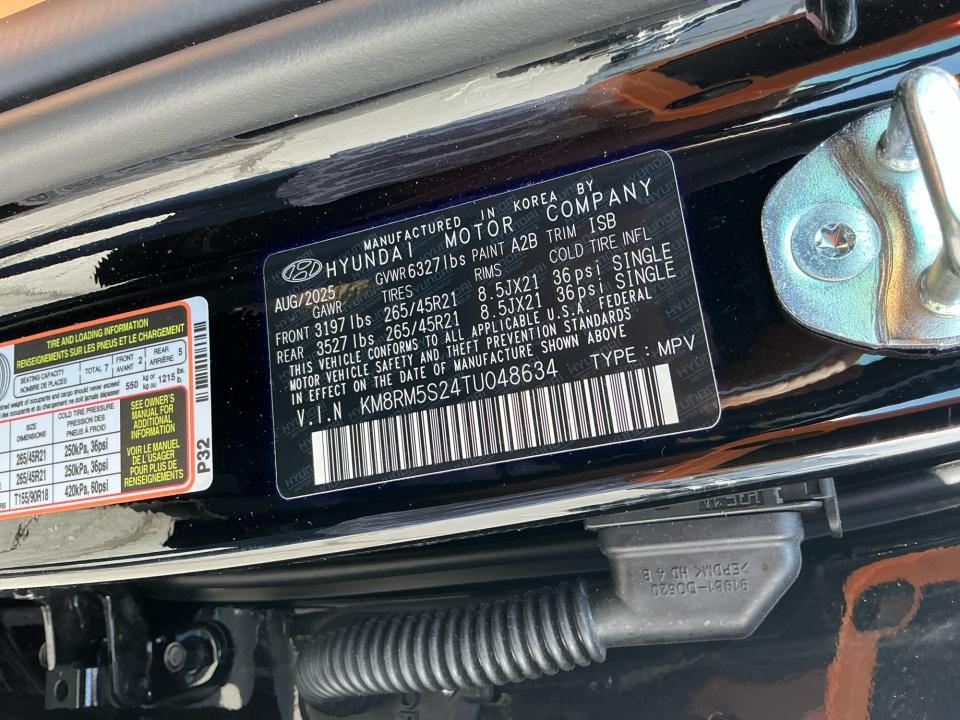 2026 Hyundai PALISADE Calligraphy