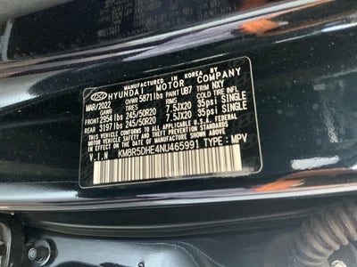 2022 Hyundai PALISADE Limited