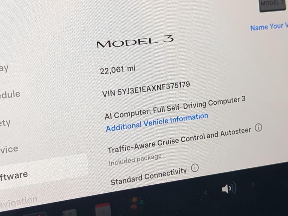 2022 Tesla Model 3 RWD
