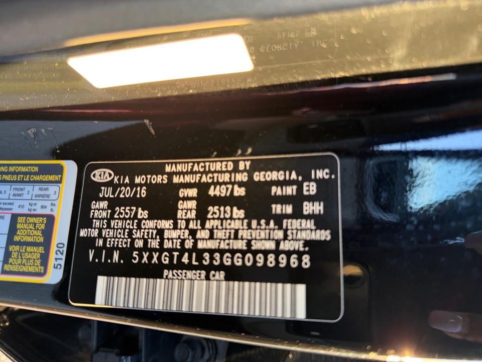 2016 Kia Optima LX