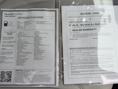 2026 Hyundai TUCSON Limited