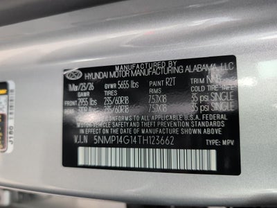 2026 Hyundai SANTA FE HYBRID SE