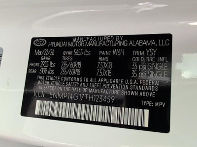 2026 Hyundai SANTA FE HYBRID SE