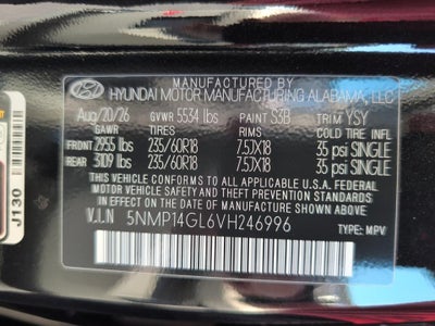 2027 Hyundai SANTA FE SE