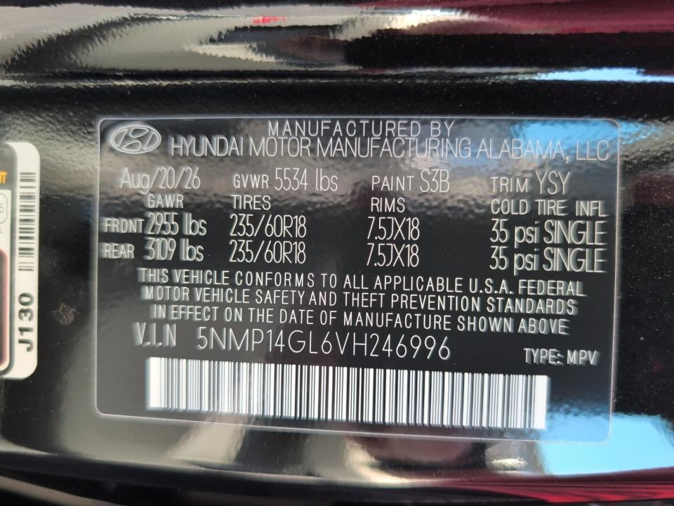 2027 Hyundai SANTA FE SE