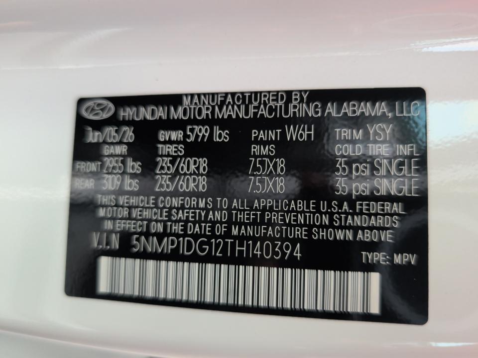 2026 Hyundai SANTA FE HYBRID SE
