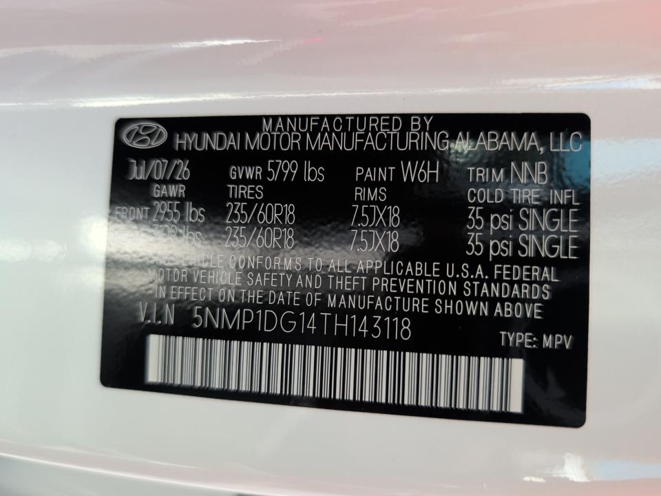 2026 Hyundai SANTA FE HYBRID SE
