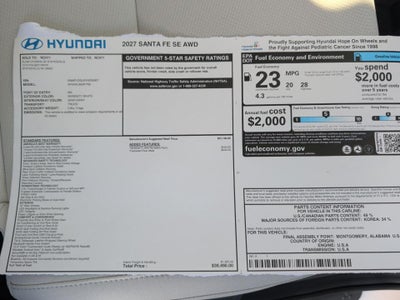 2027 Hyundai SANTA FE SE