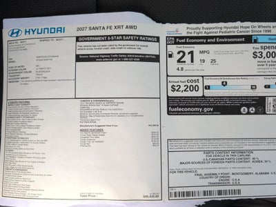 2027 Hyundai SANTA FE XRT