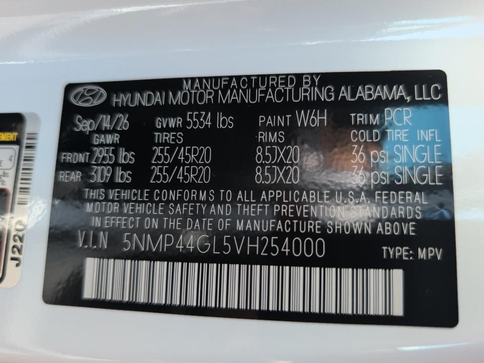 2027 Hyundai SANTA FE Limited 6P