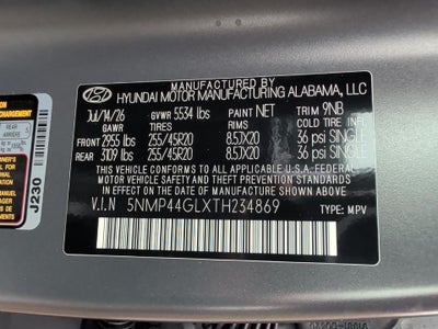2026 Hyundai SANTA FE Limited 7P
