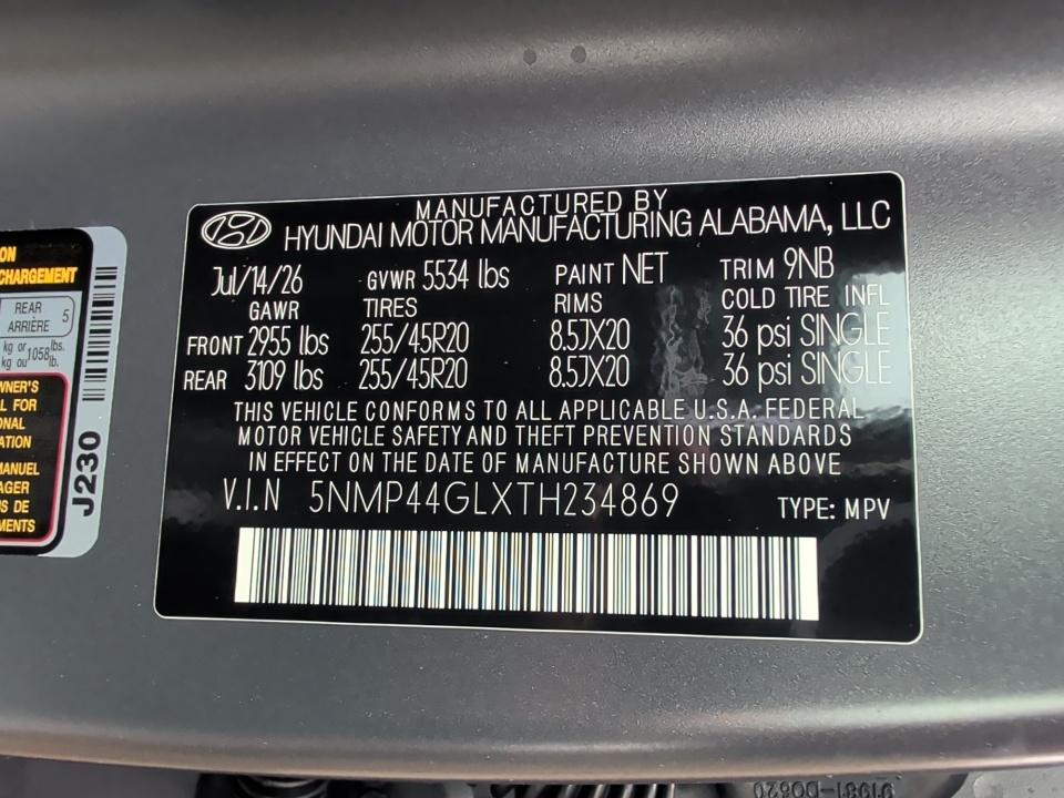 2026 Hyundai SANTA FE Limited 7P