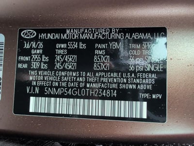 2026 Hyundai SANTA FE Calligraphy