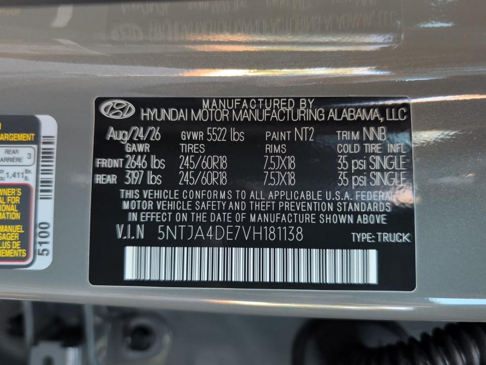 2027 Hyundai SANTA CRUZ SE