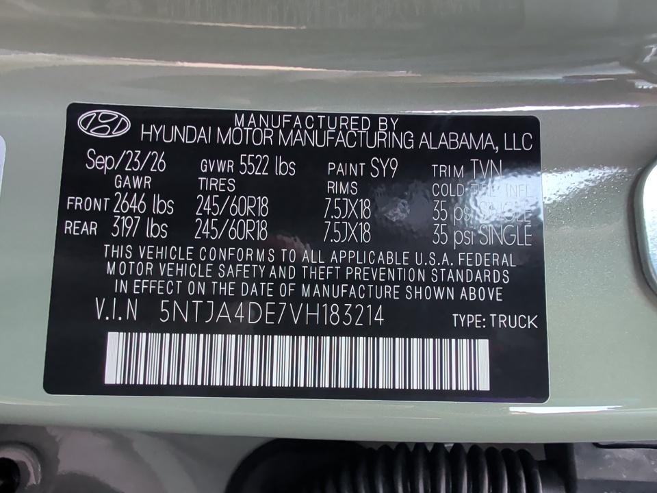 2027 Hyundai SANTA CRUZ SE