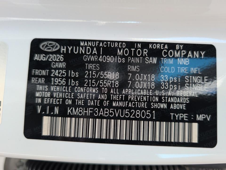 2027 Hyundai KONA SEL Sport