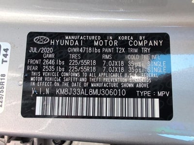 2021 Hyundai TUCSON Ultimate