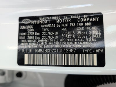 2026 Hyundai TUCSON PLUG-IN HYBRID SEL