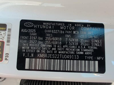 2026 Hyundai PALISADE XRT Pro