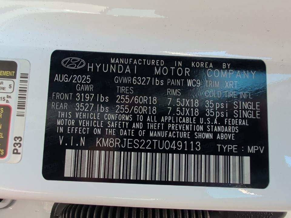 2026 Hyundai PALISADE XRT Pro