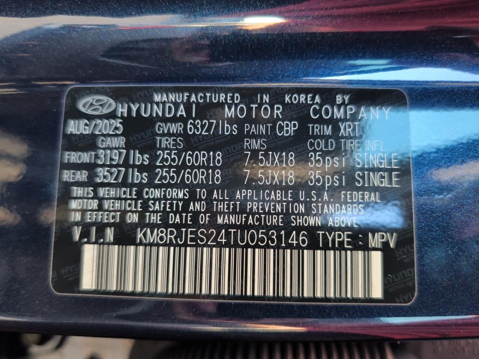 2026 Hyundai PALISADE XRT Pro