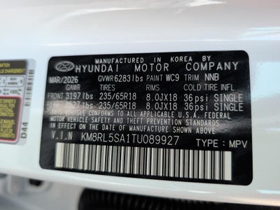 2026 Hyundai PALISADE HEV Blue SEL 8P