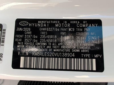 2027 Hyundai PALISADE SEL 7P
