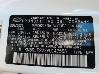 2027 Hyundai PALISADE SEL 7P