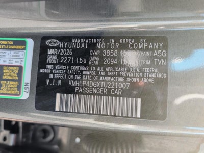 2026 Hyundai ELANTRA Limited