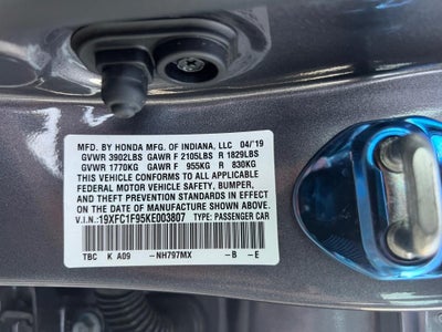 2019 Honda Civic Touring