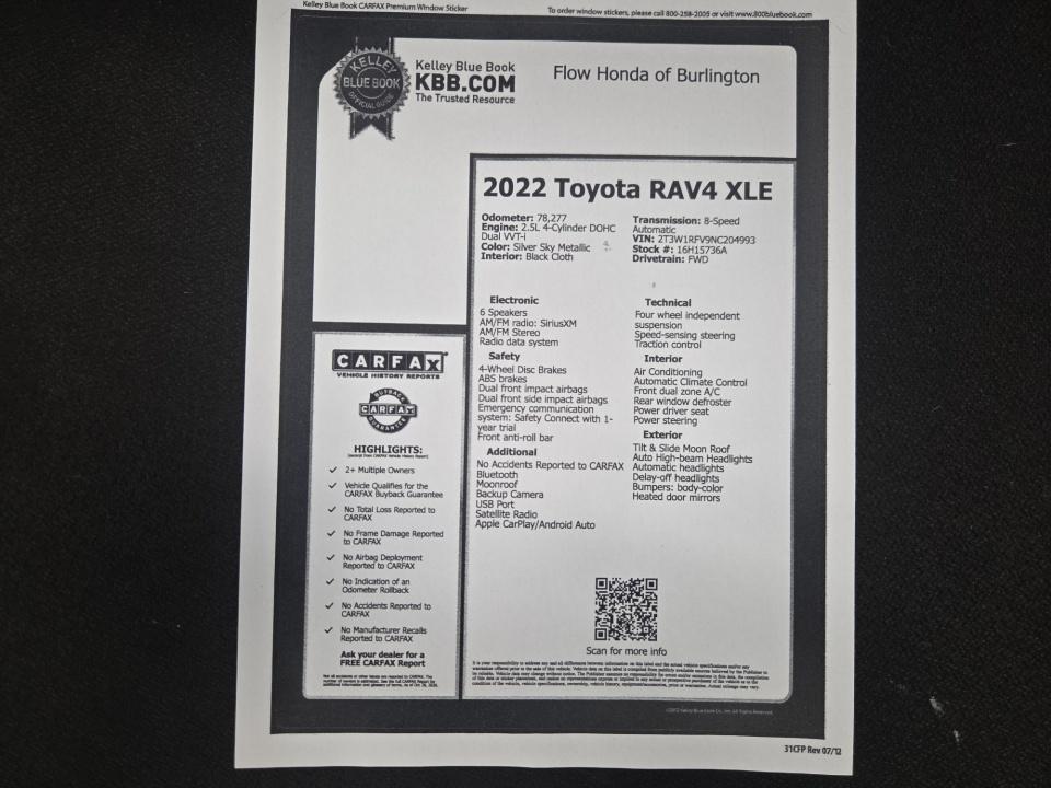 2022 Toyota RAV4 XLE