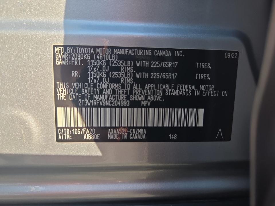 2022 Toyota RAV4 XLE