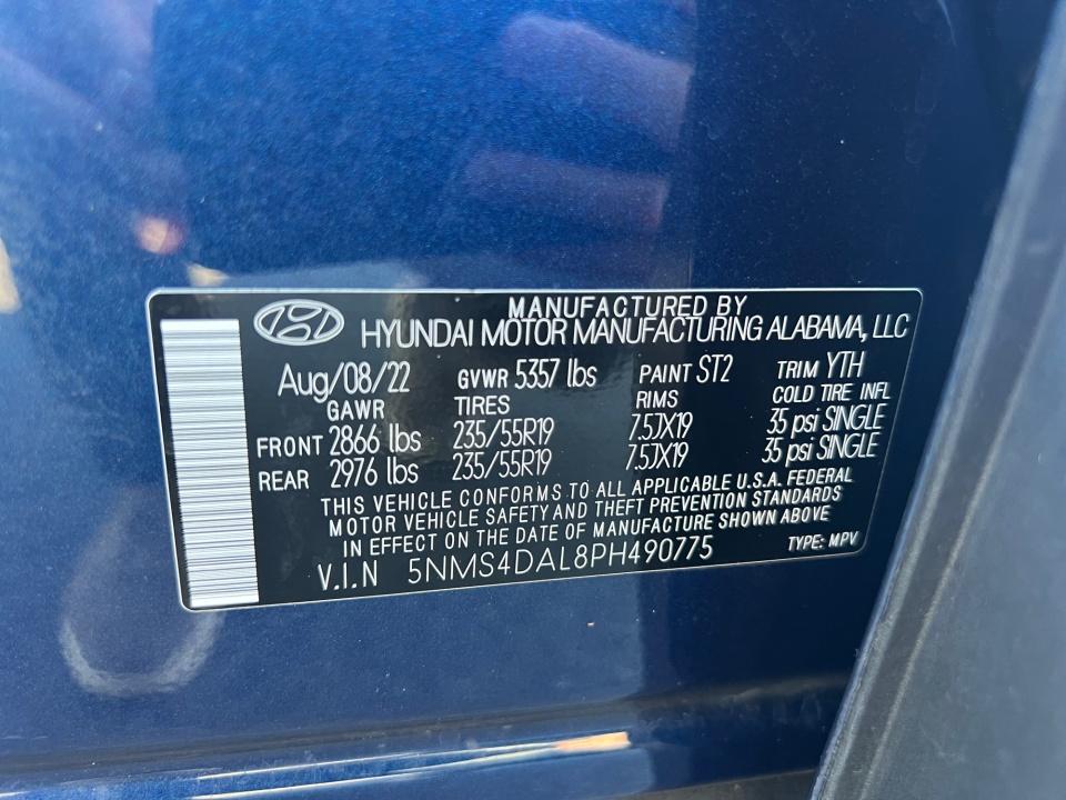 2023 Hyundai SANTA FE Limited