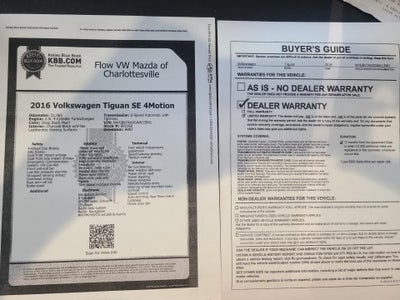 2016 Volkswagen Tiguan S
