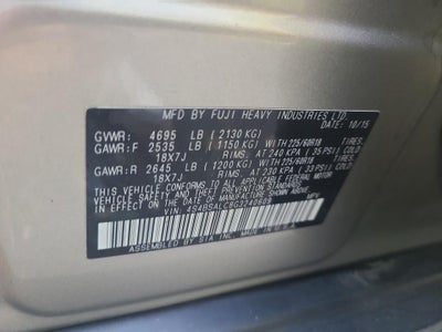 2016 Subaru Outback 2.5i Limited